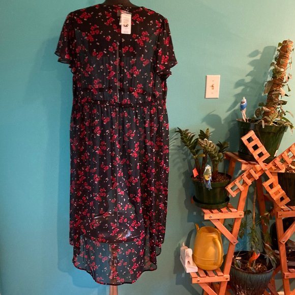 NWT Torrid Maxi Chiffon Blouse - Picture 4 of 8